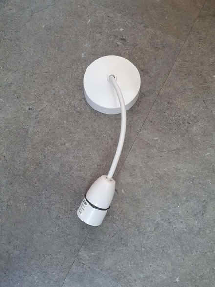 Photo of free Ceiling Rose with pendant bulb holder (Driffield YO25) #1