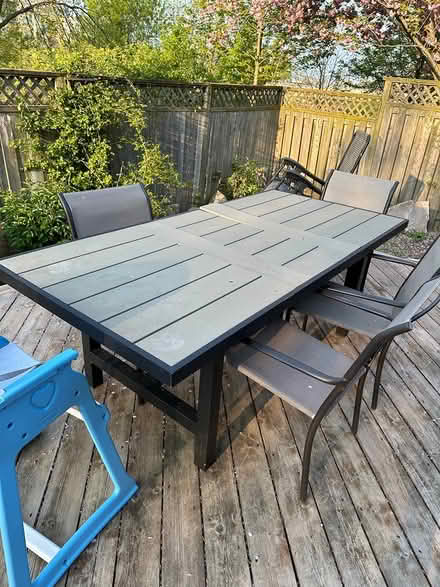 Photo of free Outdoor dining table (Mississauga, Meadowvale) #1