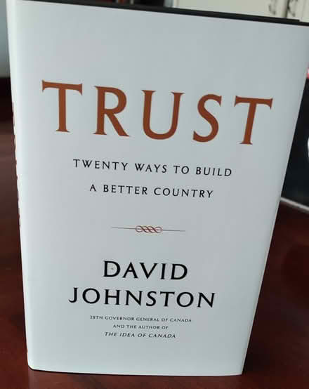 Photo of free Hardcover: Trust by David Johnston (Yonge and Lawrence) #1