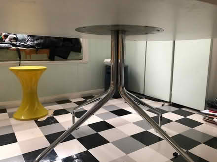 Photo of free Big oval table- chrome central legs (Bromley BR1) #2