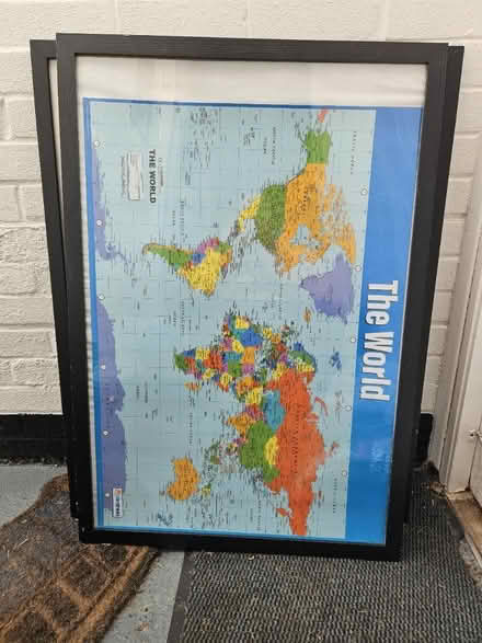 Photo of free 2 large black frames (A2) (EX8) #2