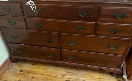Photo of free Antique dresser with mirror (Forsyth County) #1