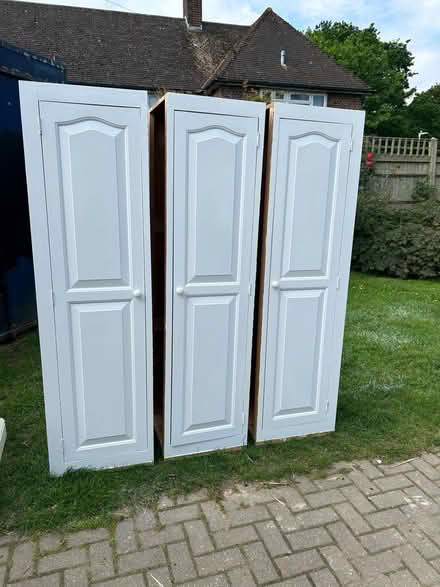 Photo of free Solid wood triple wardrobe (South Tonbridge) #3
