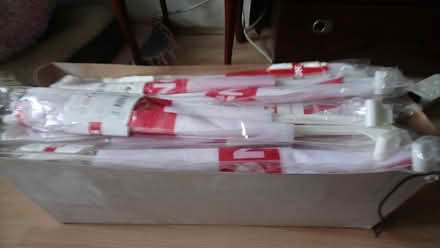Photo of free Box of twin English car flags (Harrogate, Granby area HG2) #1