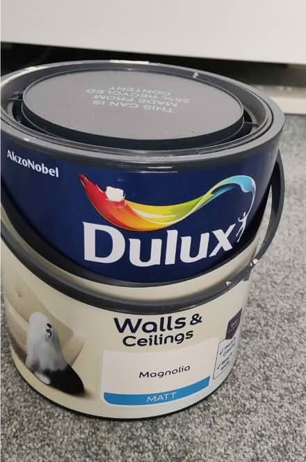Photo of free Dulux Magnolia emulsion paint (Snettisham PE31) #1