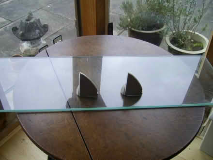 Photo of free glass shelf with bracket (Great Asby CA16) #1