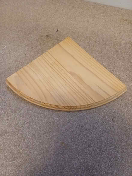 Photo of free Pine corner shelf (Oakenholt CH6) #1