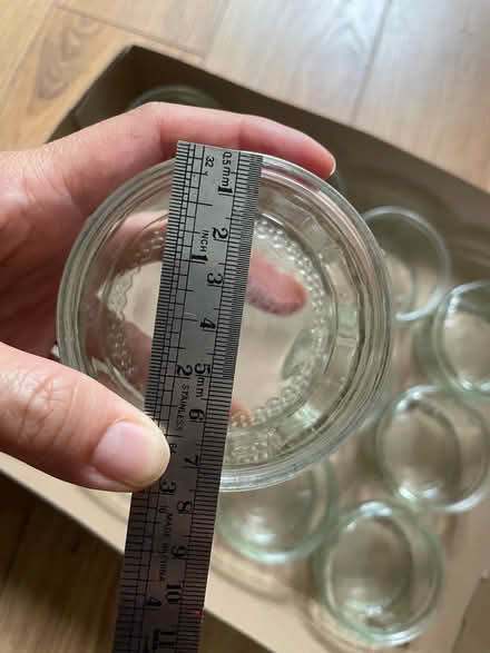 Photo of free 12 nos. clean thick glass container (Cheam Village SM3) #3
