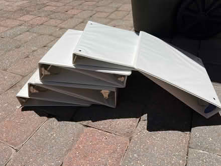 Photo of free 3 ring binders (Clarendon metro,Arlington, VA) #1