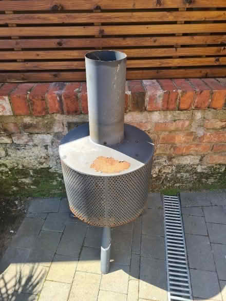 Photo of free Black Metal Chiminea / Fire Pit (Crosby L23) #2