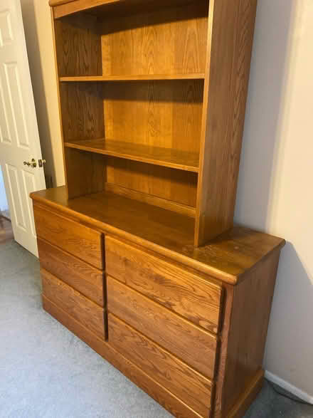 Photo of free Dresser and shelf (Oakland) #2
