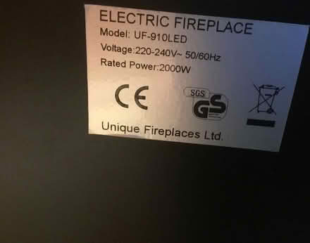 Photo of free Wall mounted electric fire (Appleby-in-Westmorland CA16) #2