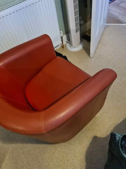 Photo of free Wayfair faux leather tub chair (Hadleigh SS7) #1