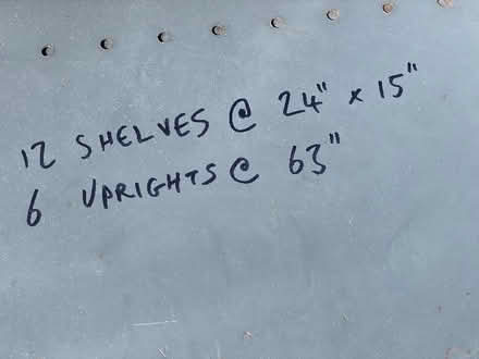 Photo of free Dexion garage shelves (London Rd, HW HP11) #3