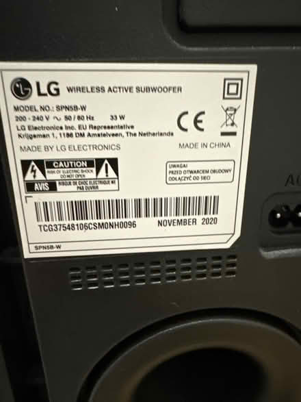 Photo of free LG SN7Y Soundbar (PR8, Birkdale) #3