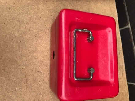 Photo of free Red metal safe box no lock (Bailiff Bridge BD12) #1