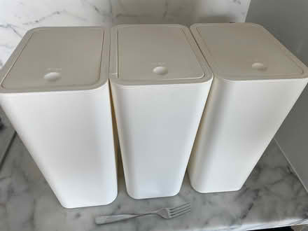 Photo of free 3 small trash cans (Murray Hill) #2