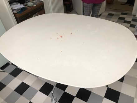 Photo of free Big oval table- chrome central legs (Bromley BR1) #3