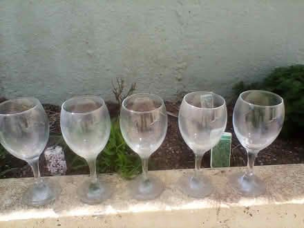 Photo of free Large wine glasses (Saltash PL12) #1