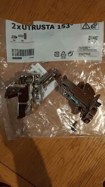 Photo of free IKEA utrusta 153 degree hinges (Westbourne Park W11) #1