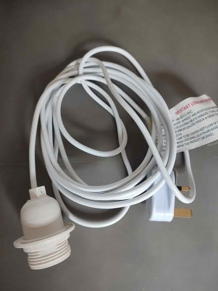 Photo of free Lightbulb fitting (screw in) with long cable (Bedminster BS3) #1