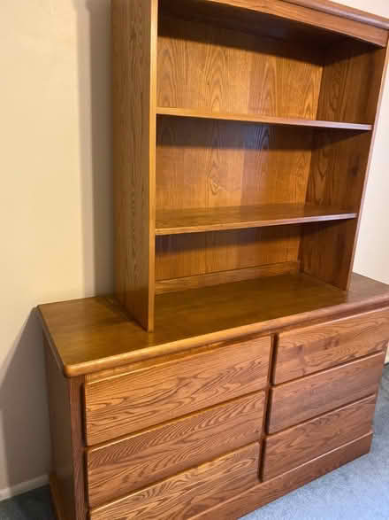 Photo of free Dresser and shelf (Oakland) #1