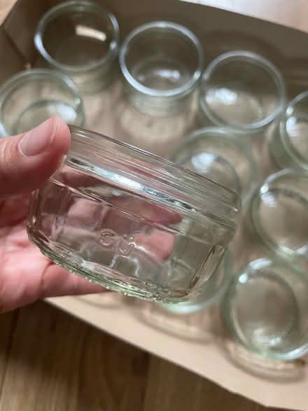 Photo of free 12 nos. clean thick glass container (Cheam Village SM3) #2
