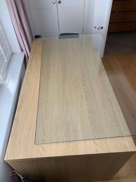Photo of free IKEA glass top desk (Earley RG6) #2