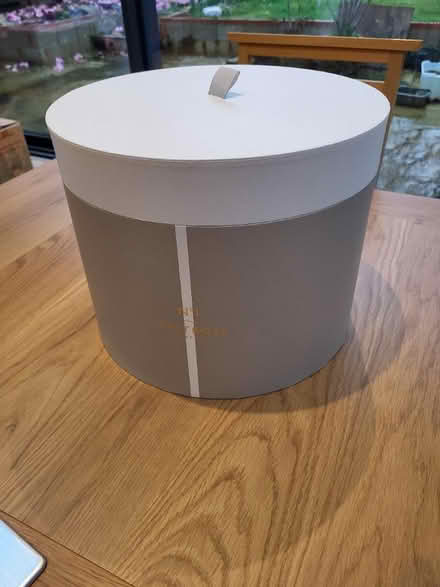 Photo of free Large cardboard circular hamper box (Sidcup) #3