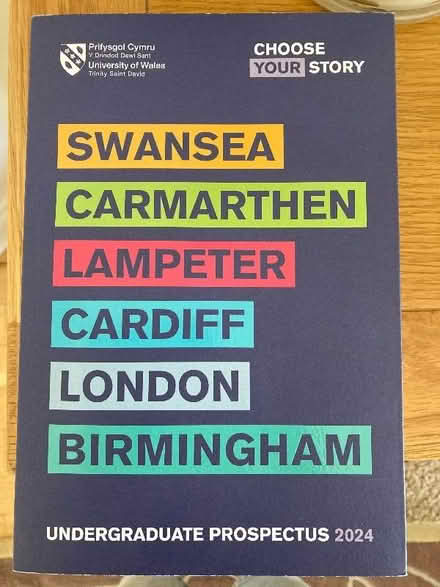 Photo of free Undergrad Prospectus (Rhoose CF62) #1