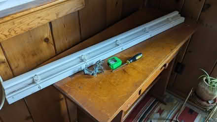 Photo of free White blind (Glendale, Ewing) #1
