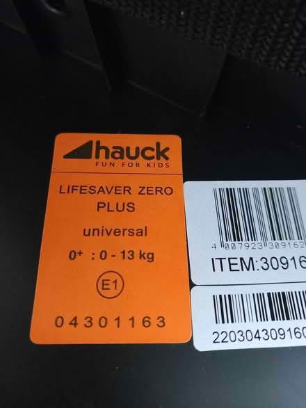 Photo of free Baby Car Seat (PO19) #3