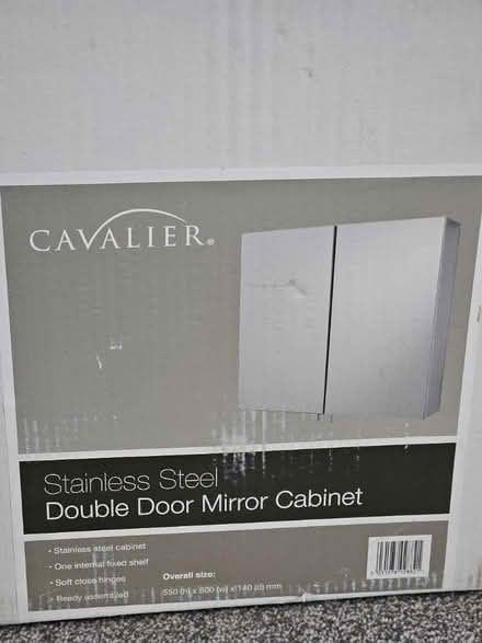 Photo of free Double door mirror cabinet (Hampton, Peterborough) #1