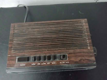 Photo of free Retro radio alarm clock (Woodley SK6) #4
