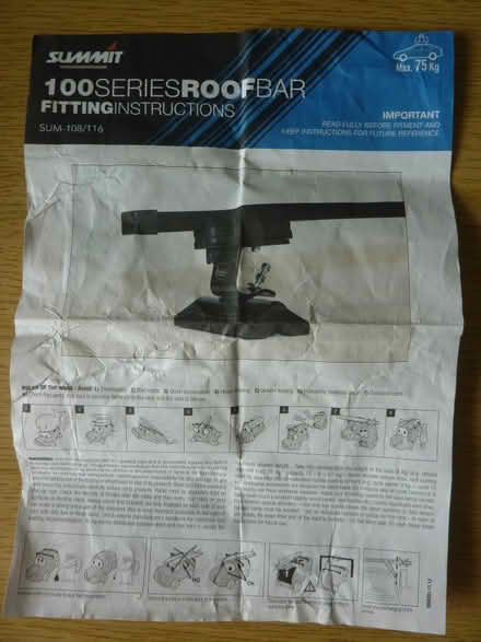 Photo of free Summit car roof bars (Congleton CW12) #3