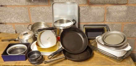 Photo of free Kitchen Pots, Pans, Baking Items (Greenstead CO4) #1
