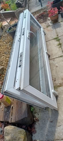 Photo of free Pair of upvc patio doors no frame. In excellent condition (Howey LD1) #1
