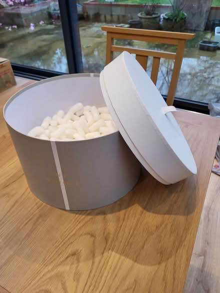 Photo of free Large cardboard circular hamper box (Sidcup) #4