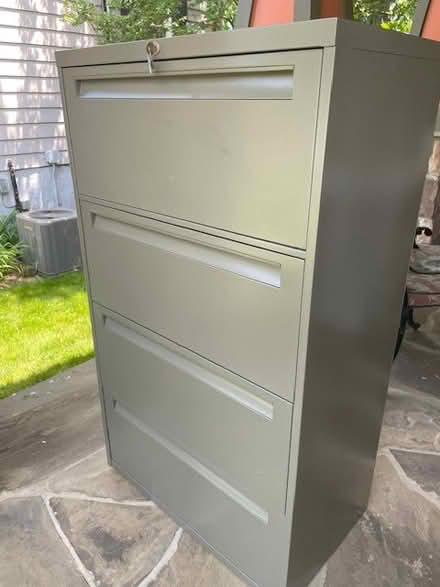 Photo of free Locking Lateral File Cabinet (3912 Kincaid Ter., Kensington) #1