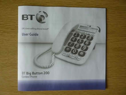 Photo of free BT Big Button 200 phone (Congleton CW12) #3