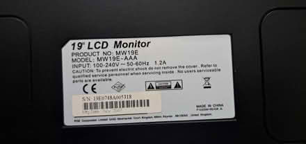 Photo of free 19" LCD Monitor (Tooting Bec, SW17) #2