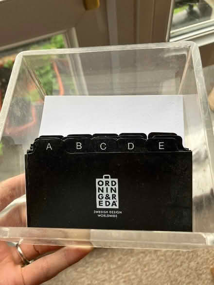 Photo of free Address / recipe card box (Surbiton KT5) #1