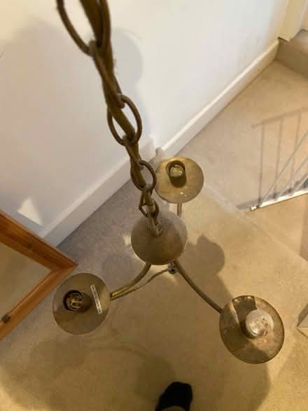 Photo of free Candelabra style ceiling light (Brookwood GU24) #2