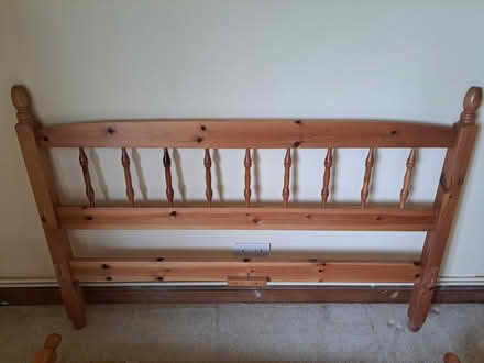 Photo of free Double bed frame (Pulborough) #1