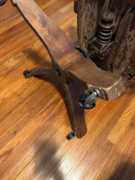 Photo of free Wood office chair (Redwood Heights) #2