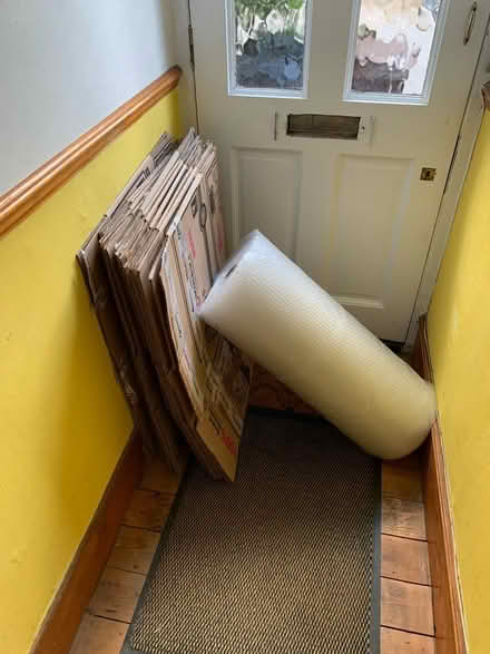 Photo of free Moving boxes and bubble wrap (E17) #1