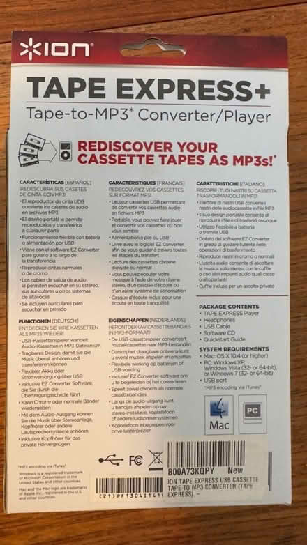 Photo of free Cassette tape converter (Eagle Hill) #3