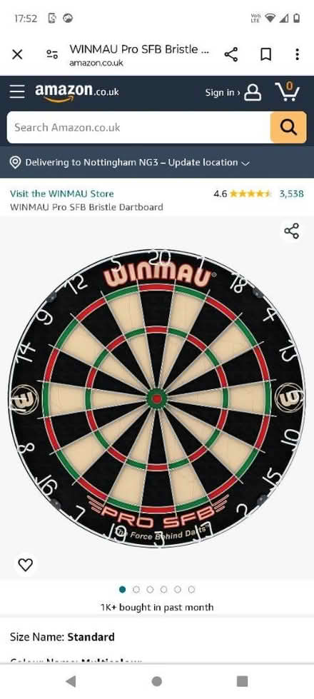 Photo of Dartboard / stand (Norwich NR4) #1