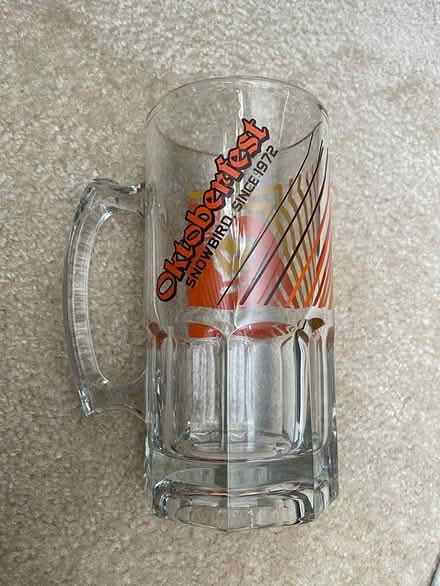 Photo of free Oktoberfest glass mug/stein (Lawrence and El Camino) #1