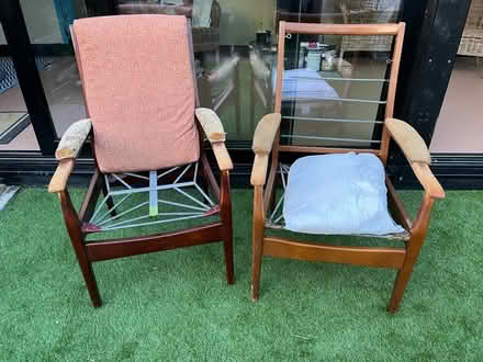 Photo of free Three mid-century Cintique chairs (DA12) #1